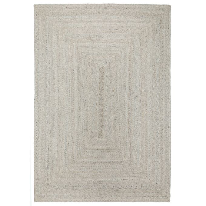 Obeetee Layla Braid Tan Runner Rug, 2'3" x 8' (design flat)
